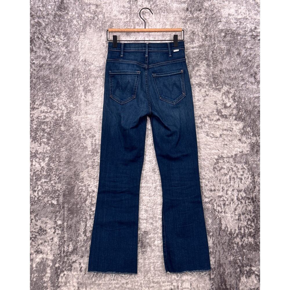 Mother The Hustler Ankle Fray Jeans 24 Womens Dark Wash Denim - Picture 2 of 9